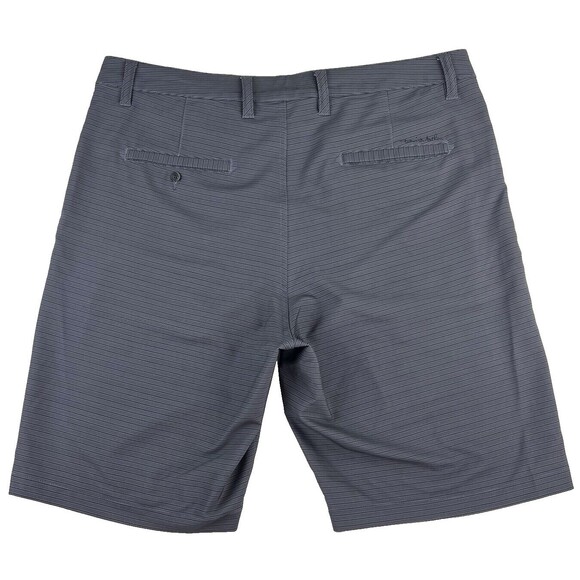 Travis Mathew Mens Loreto Shorts Par 4 Size 36 Gray Stripe Performance Golf - Picture 4 of 7